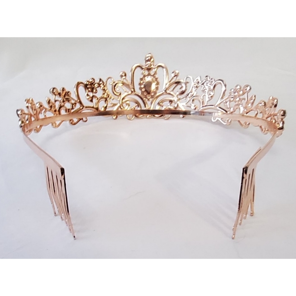 Women's Crystal Crown Tiara - Picture 14 of 16